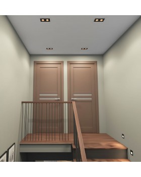 DK3072-BBR Встраиваемый светильник, IP 20, 10 Вт, GU5.3, LED, черный/бронзовый, пластик-foto2