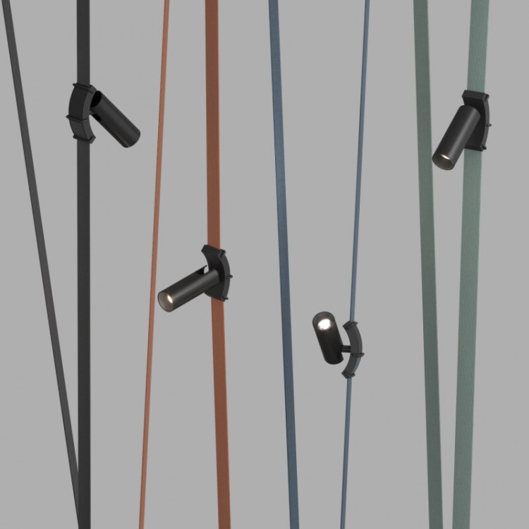 DK5546-BK Поворотный светильник для трека-ремня Belty, серия Spot, со светодиодом, D35*L126.5мм, 48V DC, 7W, RA90, 30°, 4000K, IP20, черный, алюминий DK5546-BK Поворотный светильник для трека-ремня Belty, серия Spot, со светодиодом, D35*L126.5мм, 48V DC, 7W, RA90, 30°, 4000K, IP20, черный, алюминий