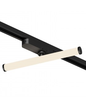 DK6438-BK Поворотный однофазный трековый светильник STROM со светодиодом L300mm 220V 10W 150° 3000K IP20 черный алюминий/акрил-foto2