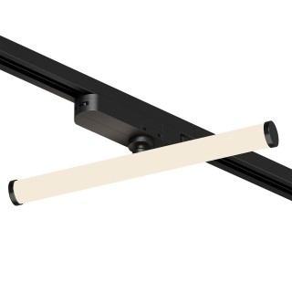 DK6438-BK Поворотный однофазный трековый светильник STROM со светодиодом L300mm 220V 10W 150° 3000K IP20 черный алюминий/акрил-foto2