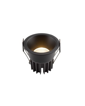 DK4400-BK Встраиваемый светильник, IP 20, 7 Вт, LED 3000, черный, алюминий