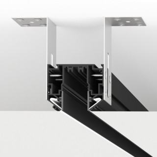 TR2023-BK Профиль-трек SMART ONE, для натяжных потолков, 3 м, алюминий, черный-foto2