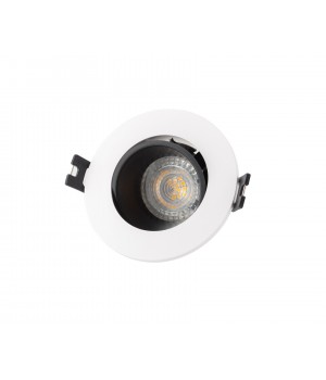 DK3020-WB Встраиваемый светильник, IP 20, 10 Вт, GU5.3, LED, белый/черный, пластик-foto2