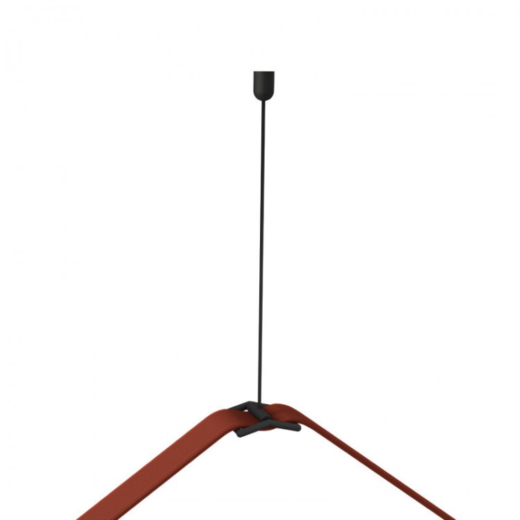 TR5517-BK Подвесное крепление гибкого трека-ремня Belty, серия Base, H200-1200мм, IP20, черный, пластик TR5517-BK Подвесное крепление гибкого трека-ремня Belty, серия Base, H200-1200мм, IP20, черный, пластик