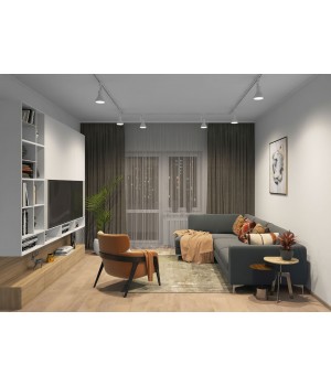 DK6010-WH Трековый светильник IP 20, 60 Вт, E27, белый-foto4