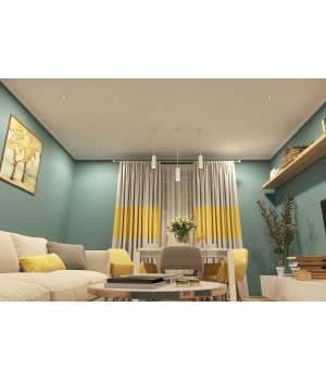 DK3061-WH+YE Встраиваемый светильник, IP 20, 10 Вт, GU5.3, LED, белый/желтый, пластик-foto2