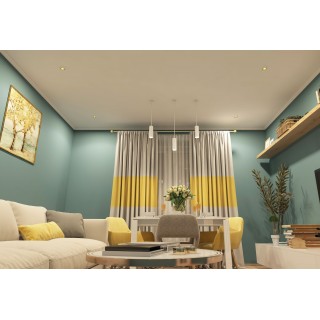 DK3061-WH+YE Встраиваемый светильник, IP 20, 10 Вт, GU5.3, LED, белый/желтый, пластик-foto2