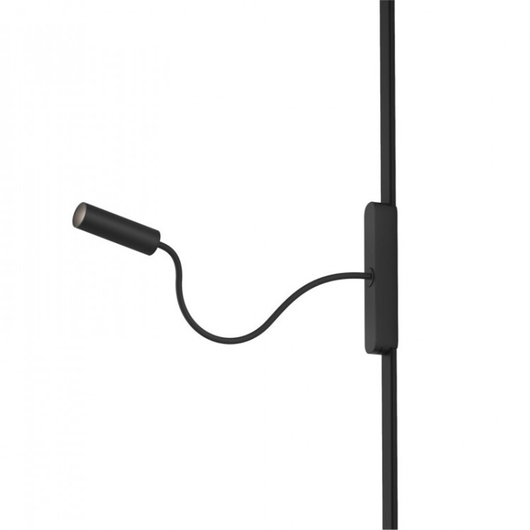 DK5343-BK Светильник для трека Air, серия Spot 4000 со светодиодом, ?26*495мм, 48V DC, 2W, RA?90, 24°, 4000K, IP20, черный, алюминий DK5343-BK Светильник для трека Air, серия Spot 4000 со светодиодом, ?26*495мм, 48V DC, 2W, RA?90, 24°, 4000K, IP20, черный, алюминий