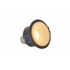 DK4033-BK Встраиваемый светильник, IP 20, 10 Вт, GU10, черный/белый, алюминий/пластик