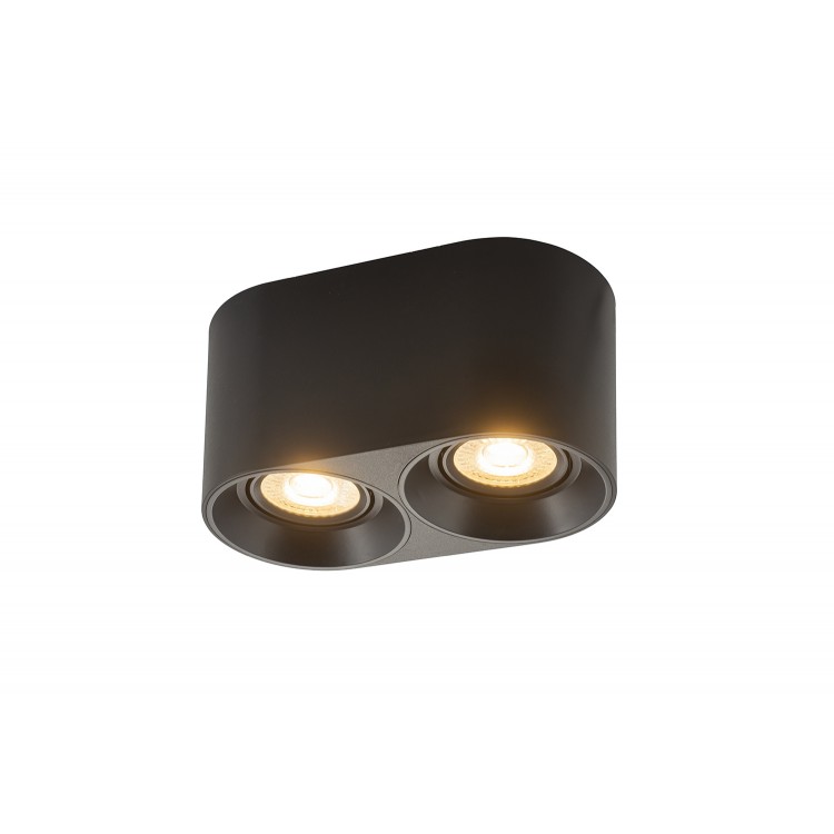 DK3036-BK Светильник накладной IP 20, 10 Вт, GU5.3, LED, черный, пластик