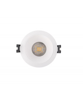 DK3027-WH Встраиваемый светильник, IP 20, 10 Вт, GU5.3, LED, белый, пластик
