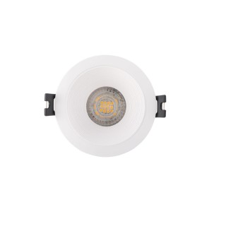 DK3027-WH Встраиваемый светильник, IP 20, 10 Вт, GU5.3, LED, белый, пластик