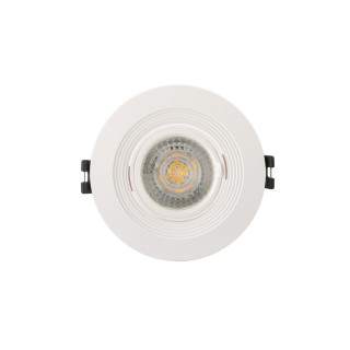 DK3029-WH Встраиваемый светильник, IP 20, 10 Вт, GU5.3, LED, белый, пластик