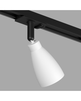 DK6050-BW+BK Трековый светильник IP 20, 15 Вт, GU10, черный с белым, алюминий, пластик-foto3