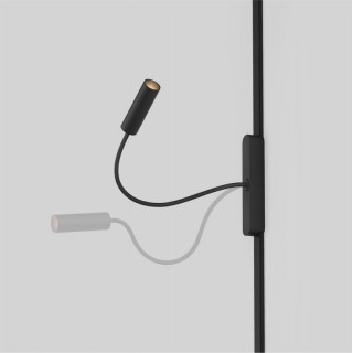 DK5313-BK Светильник для трека Air, серия Spot 3000 со светодиодом, ?26*495мм, 48V DC, 2W, RA?90, 24°, 3000K, IP20, черный, алюминий-foto2