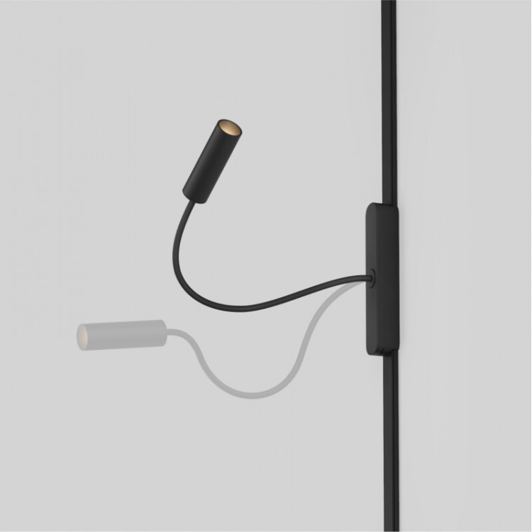 DK5313-BK Светильник для трека Air, серия Spot 3000 со светодиодом, ?26*495мм, 48V DC, 2W, RA?90, 24°, 3000K, IP20, черный, алюминий DK5313-BK Светильник для трека Air, серия Spot 3000 со светодиодом, ?26*495мм, 48V DC, 2W, RA?90, 24°, 3000K, IP20, черный, алюминий