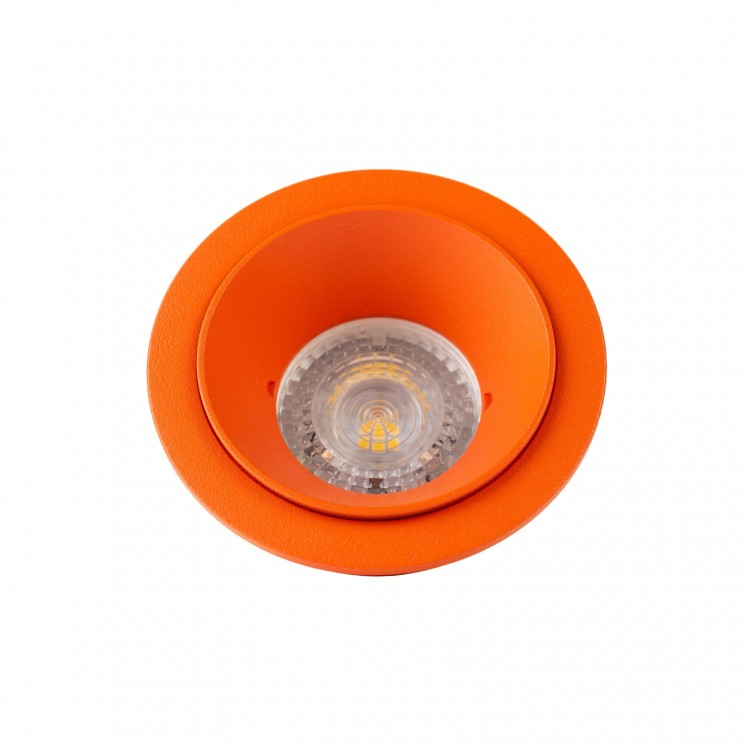 DK2026-OR Встраиваемый светильник, IP 20, 50 Вт, GU10, оранжевый, алюминий