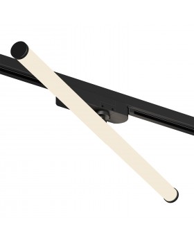 DK6638-BK Поворотный однофазный трековый светильник STROM со светодиодом L600mm 220V 15W 150° 3000K IP20 черный алюминий/акрил-foto3