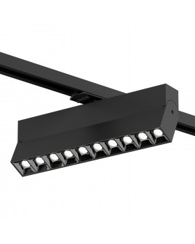 DK6646-BK Поворотный однофазный трековый светильник EDDER со светодиодом L271mm 220V 20W 30° 4000K IP20 черный алюминий