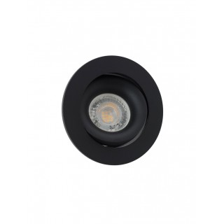 DK2018-BK Встраиваемый светильник, IP 20, 50 Вт, GU10, черный, алюминий