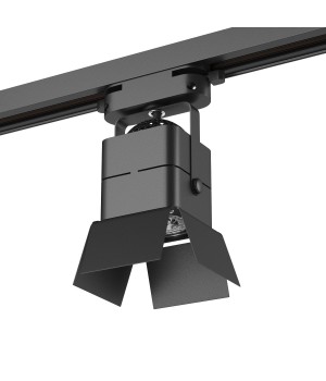 DK6012-BK Трековый светильник IP 20, 50 Вт, GU10, черный, алюминий-foto2