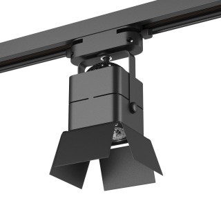 DK6012-BK Трековый светильник IP 20, 50 Вт, GU10, черный, алюминий-foto2