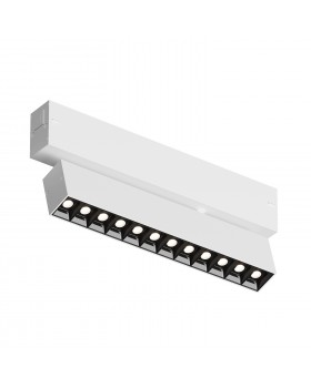 DK8006-WB Акцентный светильник SMART LENS 9W DIM 3000K-6000K белый с черным