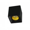 DK3080-BK+YE Светильник накладной IP 20, 10 Вт, GU5.3, LED, черный/желтый, пластик