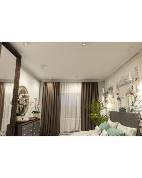 DK3080-WH+CH Светильник накладной IP 20, 10 Вт, GU5.3, LED, белый/хром, пластик-foto2