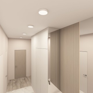 DK2850-WH Накладной светильник TAB 24 Вт, LED 3000K/4000K/6500K, IP 20, d160mm, белый, алюминий/акрил-foto6