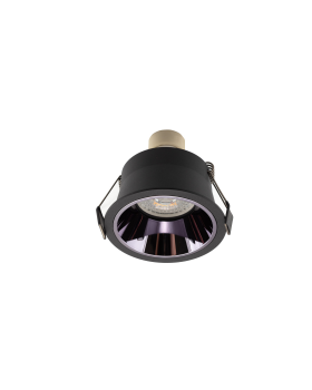 DK2411-BC Кольцо для серии светильников DK2410, пластик, черный хром-foto2