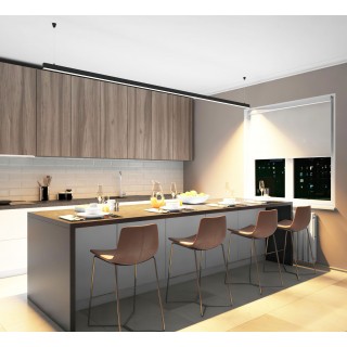 DK9303-BK Линейный светильник 72W 3000mm 3000K, черный-foto5