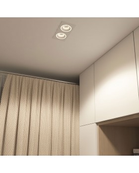 DK2062-WH Встраиваемый светильник, IP 20, до 15 Вт, GU10, LED, белый, алюминий-foto4