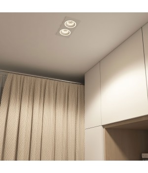 DK2062-WH Встраиваемый светильник, IP 20, до 15 Вт, GU10, LED, белый, алюминий-foto4