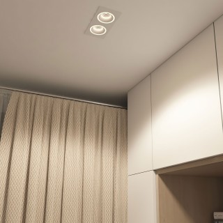 DK2062-WH Встраиваемый светильник, IP 20, до 15 Вт, GU10, LED, белый, алюминий-foto4