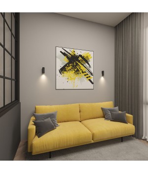 DK5021-BK Настенный светильник, IP20, до 15 Вт, LED, GU10, черный, алюминий-foto4