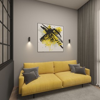 DK5021-BK Настенный светильник, IP20, до 15 Вт, LED, GU10, черный, алюминий-foto4