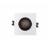 DK3021-WB Встраиваемый светильник, IP 20, 10 Вт, GU5.3, LED, белый/черный, пластик