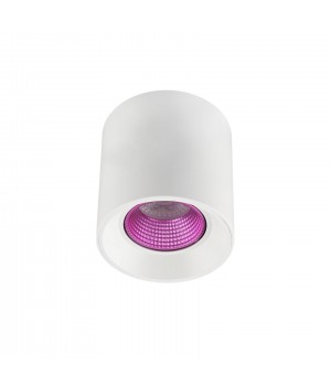 DK3090-WH+PI Светильник накладной IP 20, 10 Вт, GU5.3, LED, белый/розовый, пластик