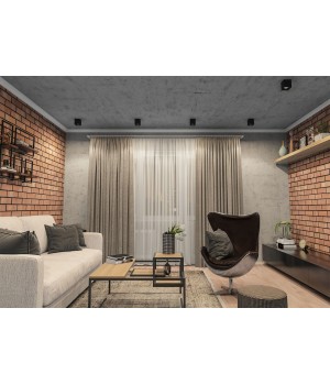 DK3080-BK Светильник накладной IP 20, 10 Вт, GU5.3, LED, черный/черный, пластик-foto2