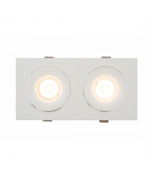 DK2122-WH Встраиваемый светильник, IP 20, 50 Вт, GU10, белый, алюминий-foto2