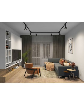 DK6010-BK Трековый светильник IP 20, 60 Вт, E27, черный-foto6