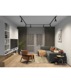 DK6010-BK Трековый светильник IP 20, 60 Вт, E27, черный-foto6