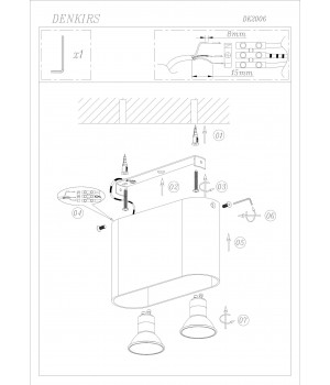 DK2006-WH Светильник накладной IP 20, 50 Вт, GU10, белый, алюминий-foto3