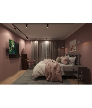 DK6405-BG Трековый светильник IP 20, 7 Вт, LED 3000, черный/золотой, алюминий-foto6