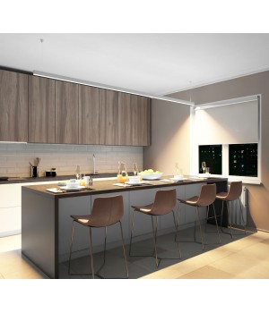 DK9303-WH Линейный светильник 72W 3000mm 3000K, белый-foto4