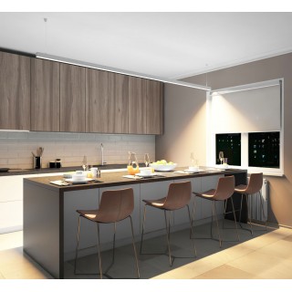 DK9303-WH Линейный светильник 72W 3000mm 3000K, белый-foto4