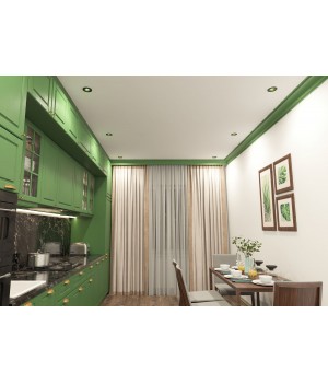 DK3061-BK+GR Встраиваемый светильник, IP 20, 10 Вт, GU5.3, LED, черный/зеленый, пластик-foto2