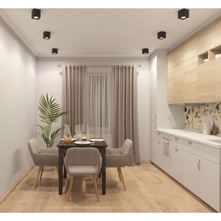 DK2003-BK Светильник накладной IP 20, 50 Вт, GU10, черный, алюминий-foto4