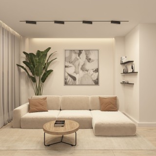 DK6444-BK Поворотный однофазный трековый светильник EDDER со светодиодом L273mm 220V 20W 30° 4000K IP20 черный алюминий-foto4